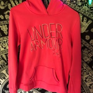 Bright Pink Under Armour Hoodie